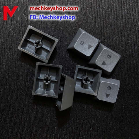 Bộ nút Keycap GK64 GK64s chất liệu PBT in Dye Sub (Xám đậm)