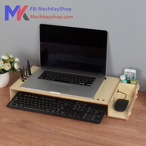 Kệ gỗ lắp ghép kê laptop tiện dụng [GJ]