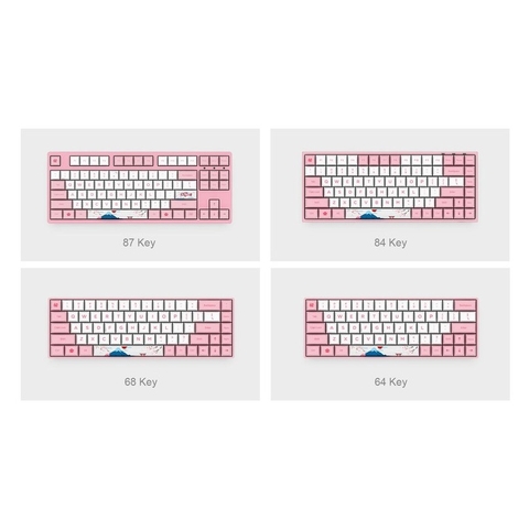 Bộ keycap DSA Tokyo - Akko Tokyo World Tour DSA 130 phím
