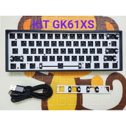 Bộ kit bàn phím GK64xs Gk61xs Bluetooth 5.1 dual mode, RGB, hotswap