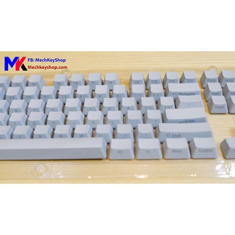Bộ keycap 108 phím Thick PBT, Grey NINJA