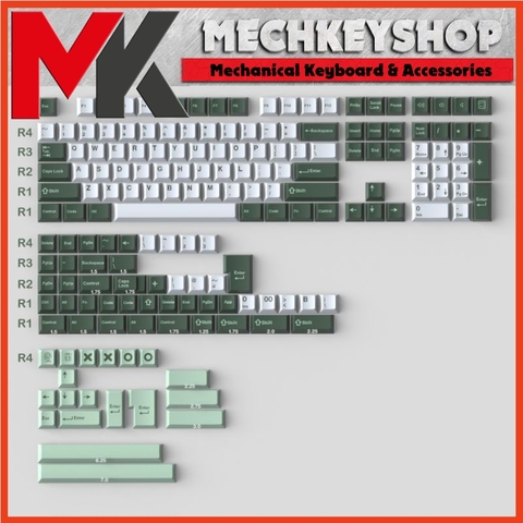 Bộ nút keycap CMK Aifei Botanical ABS Double shot