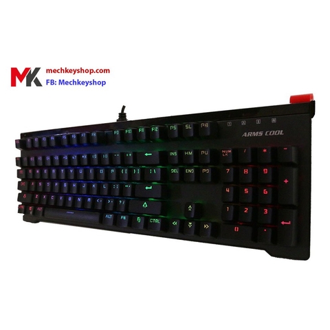 Bàn phím cơ Armcools led RGB - Blue switch Kailh