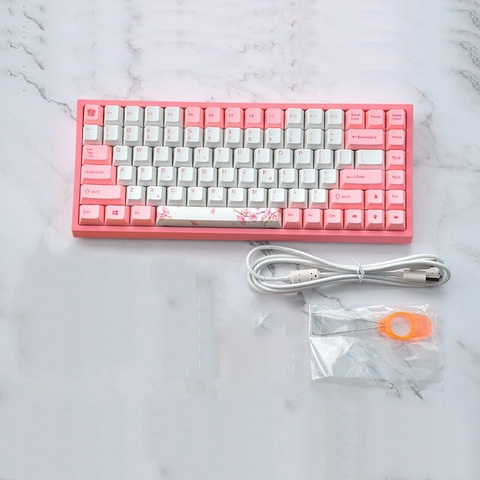Bàn phím cơ Keycool KC84 2019 - Sakura PBT Sublimation