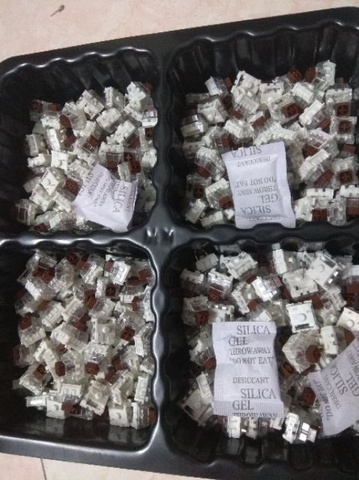 Gói 50/70/90/110 Kailh Box switch cho bàn phím cơ (White/ Pale Blue/ Red/ Brown)