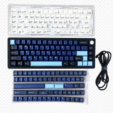 Bàn Phím Cơ Nhôm Xinmeng A66 Black (đã qua sử dụng) - Đã Mod Plate Nhôm, 3 Mode | MKShop