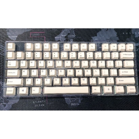 Bộ keycap Honey & Milk Thick PBT Cherry Profile 154 nút dùng cho bàn phím cơ