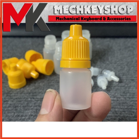 100 Lọ Nhựa 5ml Lọ đựng nước nhỏ mắt bao gồm nắp có garanti