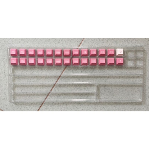 Bộ Keycap FSA Peach Pink PBT Double Shot cho Bàn phím cơ