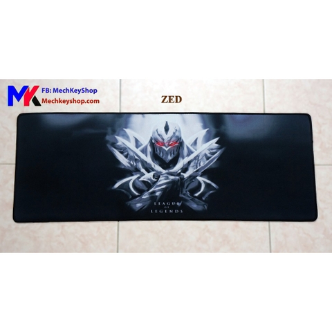 [Thanh lý] Mouse Pad, tấm lót chuột 80*30cm dày 2mm, các mẫu: lmht, horde, dota, zed, riven, graves, ahri, leesin