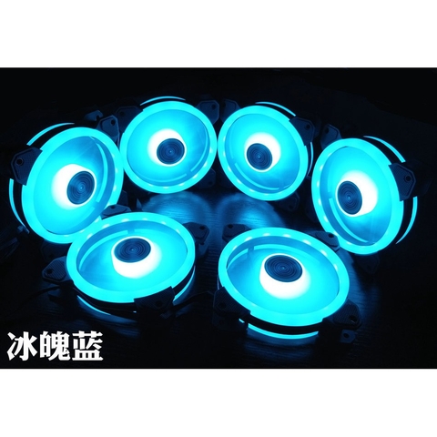 Quạt tản nhiệt Coolmoon V4, led RGB cả vòng Dual Riing và tâm [GJ]