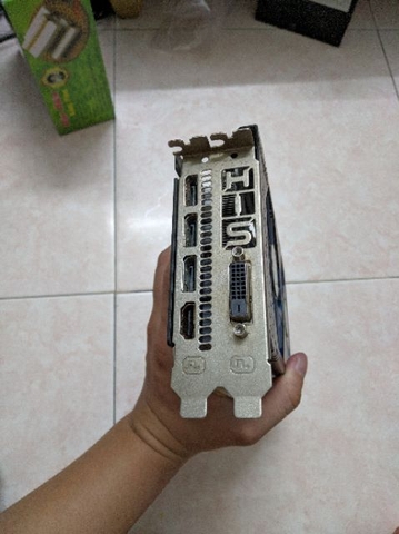 Card màn hình RX580 4GB HIS đã qua sử dụng