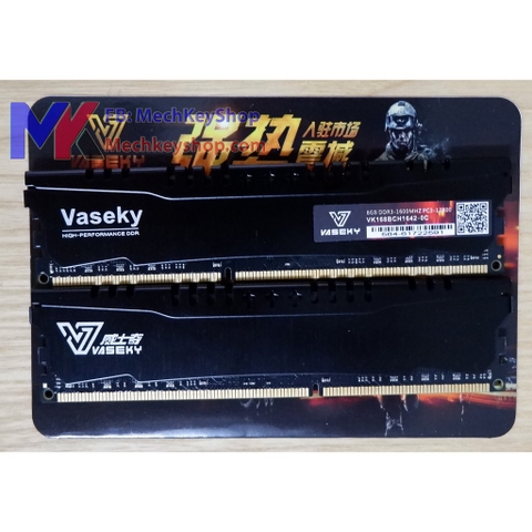 Ram PC DDR3 8GB bus 1600 có tản, Vaseky DDR3 8gb Bus 1600 [GJ]