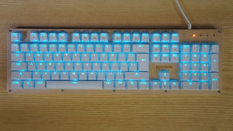 Bàn phím cơ Kananic TK1 RGB siêu rẻ, led 16.8 triệu màu, hỗ trợ hotswap