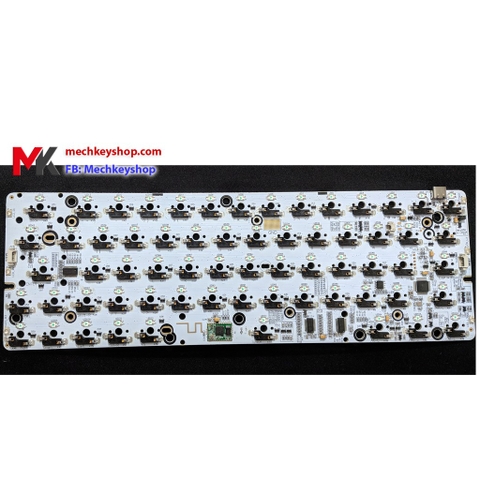 Bộ kit PCB/ Plate bàn phím cơ GK64s (Bluetooth, RGB, Hotswap, led gầm)
