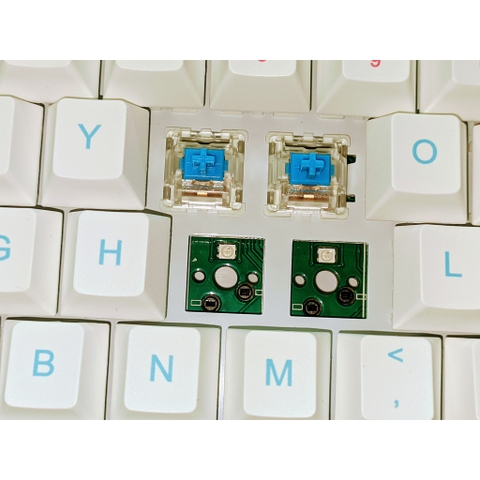 Bàn phím cơ Bluetooth Keycool 87 Macaron Hotswap Keycap Cherry Profile Dye sub chất lượng cao