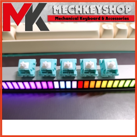 Combo 10 Công tắc bàn phím cơ Switch KTT Mint Linear 55g