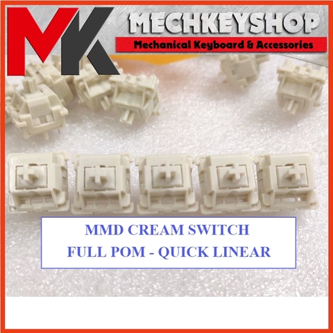 Công tắc switch bàn phím cơ MMD Cream Linear 43g