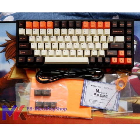 Bàn phím cơ Keycool KC84 2019 - Carbon PBT Sublimation