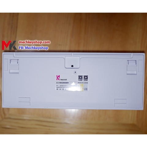 Bàn phím cơ Bluetooth Keycool KC87 - Bluetooth 4.0 Cherry Switch Brown