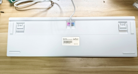 Bàn phím cơ IKBC F410 White RGB Cherry Red switch cũ