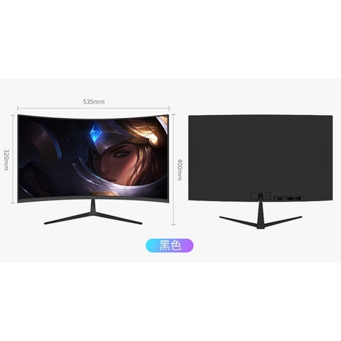 Màn hình cong 24 inch full HD, panel MVA, Full HD, 75hz Mới full box
