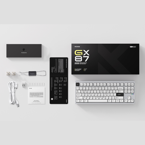 Bàn Phím Cơ Mchose GX87 Ultra - 87 Phím, Gasket Mount, Hotswap, PBT Doubleshot | MKShop