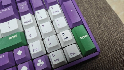 Bàn Phím Cơ IQUNIX F96 Joker (Cũ) - Vỏ Nhôm Lắp Ghép, Cherry Brown | MKShop