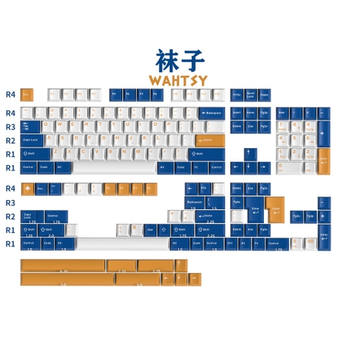 Bộ nút bàn phím keycap CMK Aifei Wahtsy ABS double shot