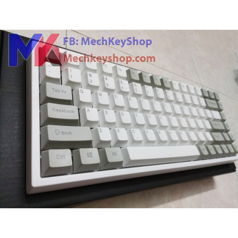 Bàn phím cơ Keycool KC84 2019 - White Gray