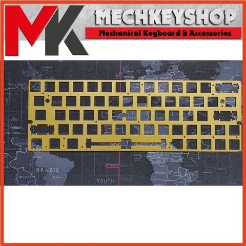 Tấm plate đồng layout 64 cho bàn phím cơ DZ60 GH60 GK64