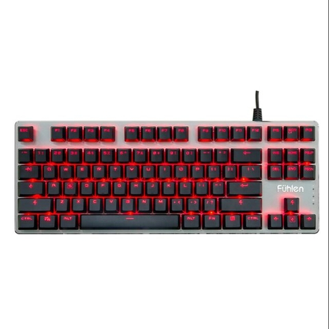 Bàn phím cơ Fuhlen g87, cherry switch, led đỏ