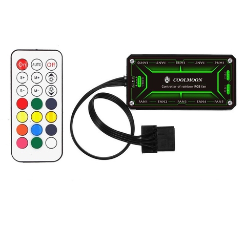 Bộ hub remote coolmoon, có loại đồng bộ main Aura Sync, Mystic Light [GJ]