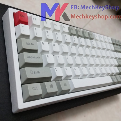Bàn phím cơ Keycool KC84 2019 - White Gray