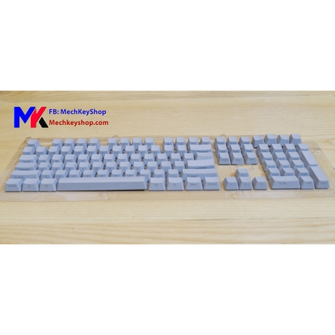 Bộ keycap 108 phím Thick PBT, Grey NINJA