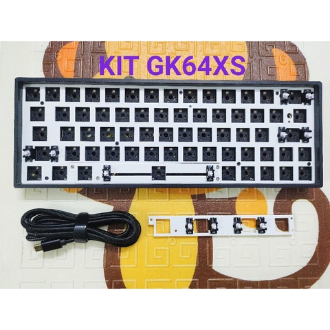 Bộ kit bàn phím GK64xs Gk61xs Bluetooth 5.1 dual mode, RGB, hotswap