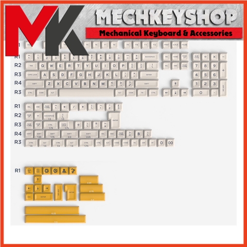 Bộ nút keycap SA Aifei ABS Double Shot nhiều mẫu