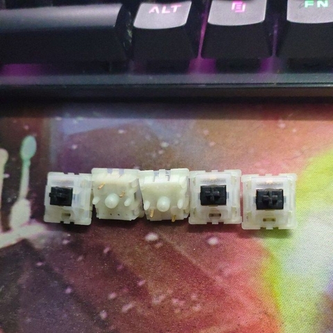 Công tắc bàn phím Gateron Milky Yellow Gateron Milky Black Milky Red cho bàn phím cơ