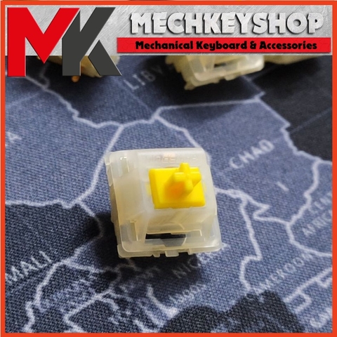 5 công tắc switch Gateron CAP Milky Yellow Linear 50g