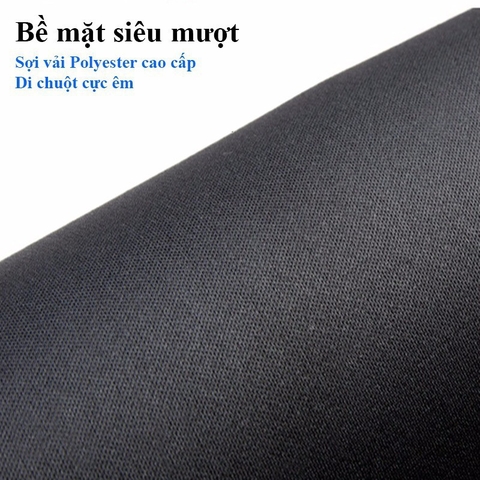 Mousepad, miếng lótchuột đen, viền đen cỡ 60x30 cm