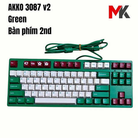 Bàn Phím Cơ Akko 3087 V2 TKL 2ND – Keycap PBT, Switch Akko V2, Giá Rẻ | MKShop
