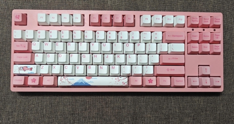 Bàn Phím Cơ Akko 3087 V2 - Tokyo World Tour (Cũ) - Switch Akko Pink | MKShop