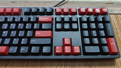 Bàn Phím Cơ Akko 3108v2 Black Red Cũ - Switch Akko Orange Giá Rẻ | MKShop