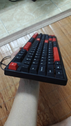 Bàn Phím Cơ Akko 3108v2 Black Red Cũ - Switch Akko Orange Giá Rẻ | MKShop