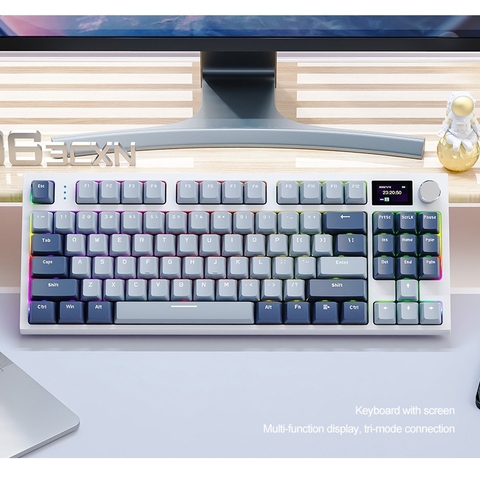 Bàn Phím Cơ Attack Shark K86 - TKL, 3 Chế Độ Kết Nối, LED RGB, Hotswap | MKShop