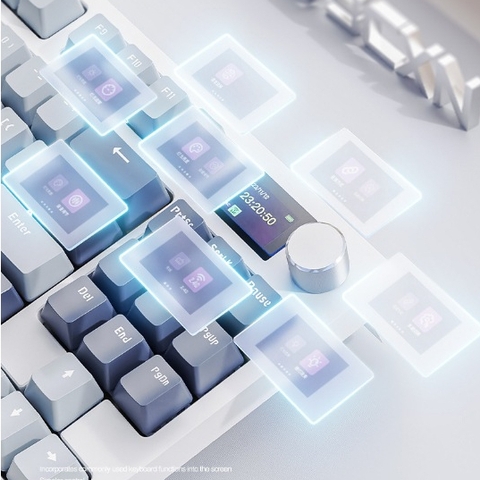 Bàn Phím Cơ Attack Shark K86 - TKL, 3 Chế Độ Kết Nối, LED RGB, Hotswap | MKShop