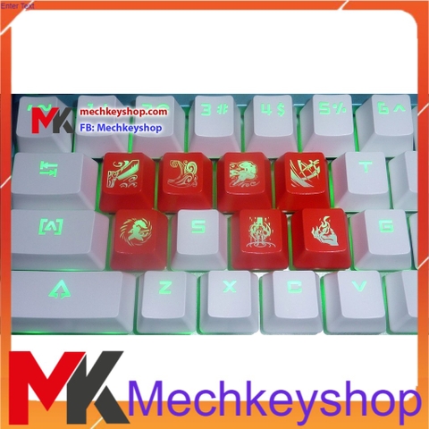 Bộ keycaps nút skill LMHT