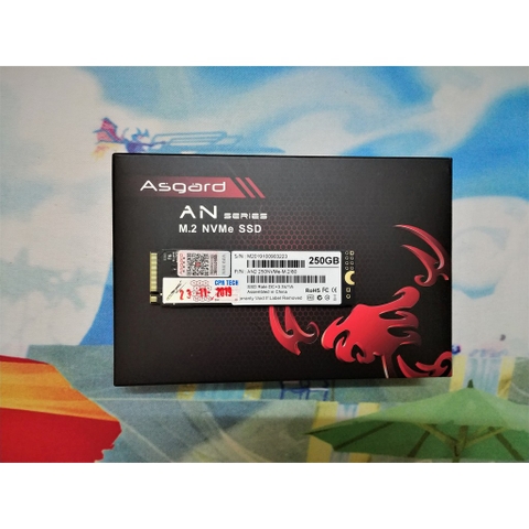 Ổ cứng SSD 250GB M.2 NVME 2280 Asgard AN2