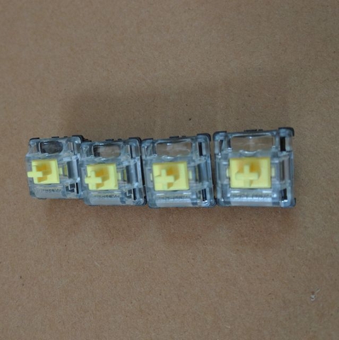 Switch Gateron Yellow quang học cho bàn phím cơ GK61