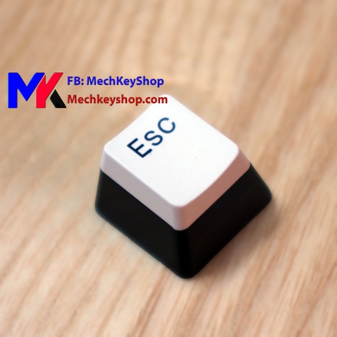 Bộ Keycap Pudding màu trắng 104 phím, chất liệu PBT - KHÔNG xuyên LED